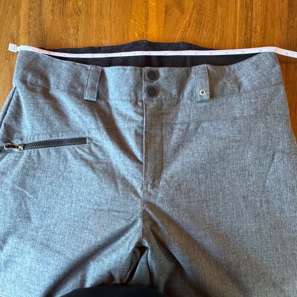 OBERMEYER Malta Insulated Ski Pants Womens 10 Long Gray Snowboarding Pant EUC - Picture 12 of 15